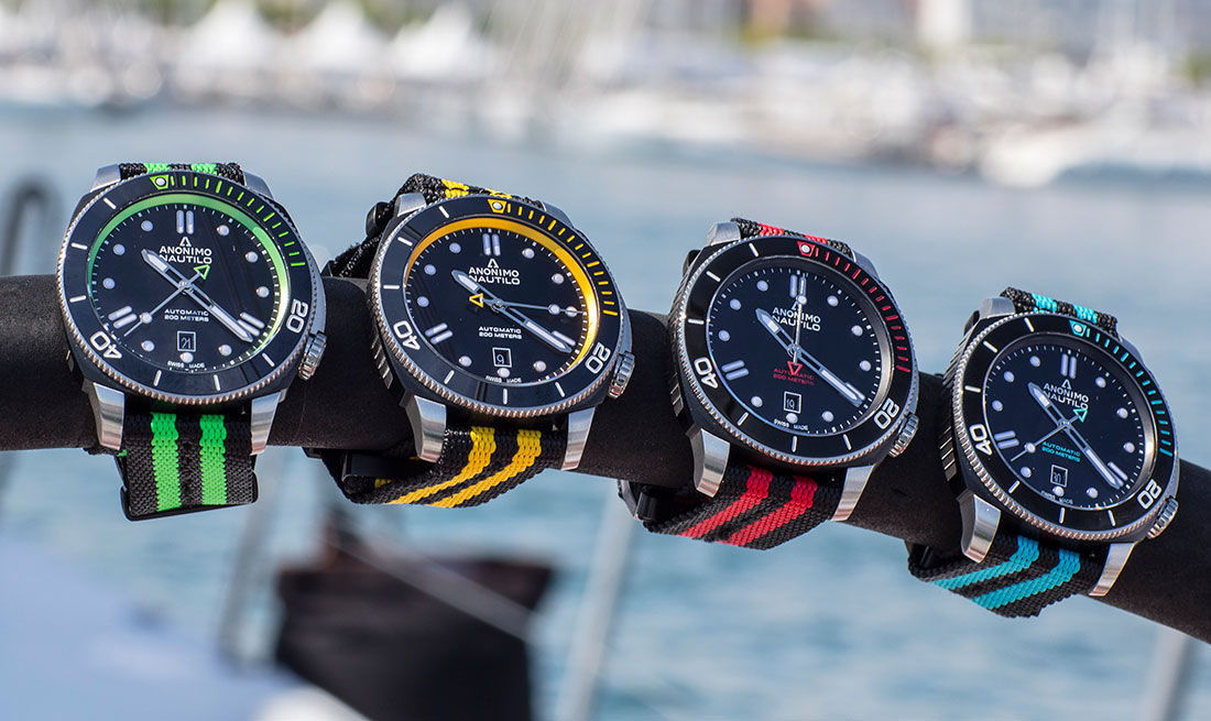 Colorful New Anonimo Nautilo NATO Watch Collection Watch Releases 