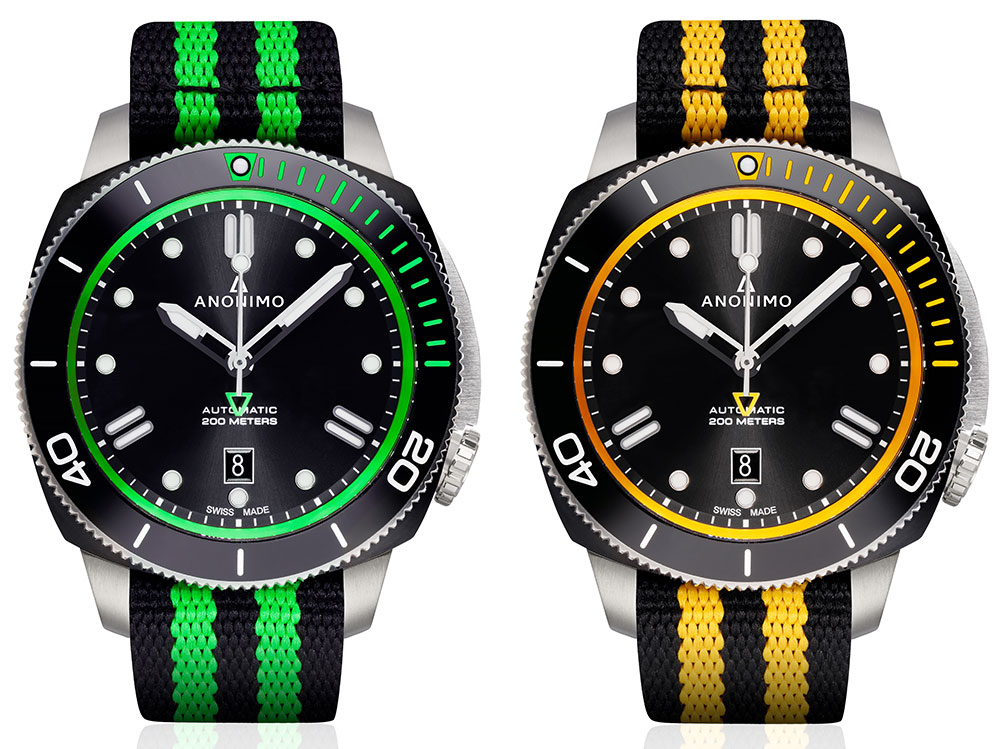 Colorful New Anonimo Nautilo NATO Watch Collection Watch Releases 
