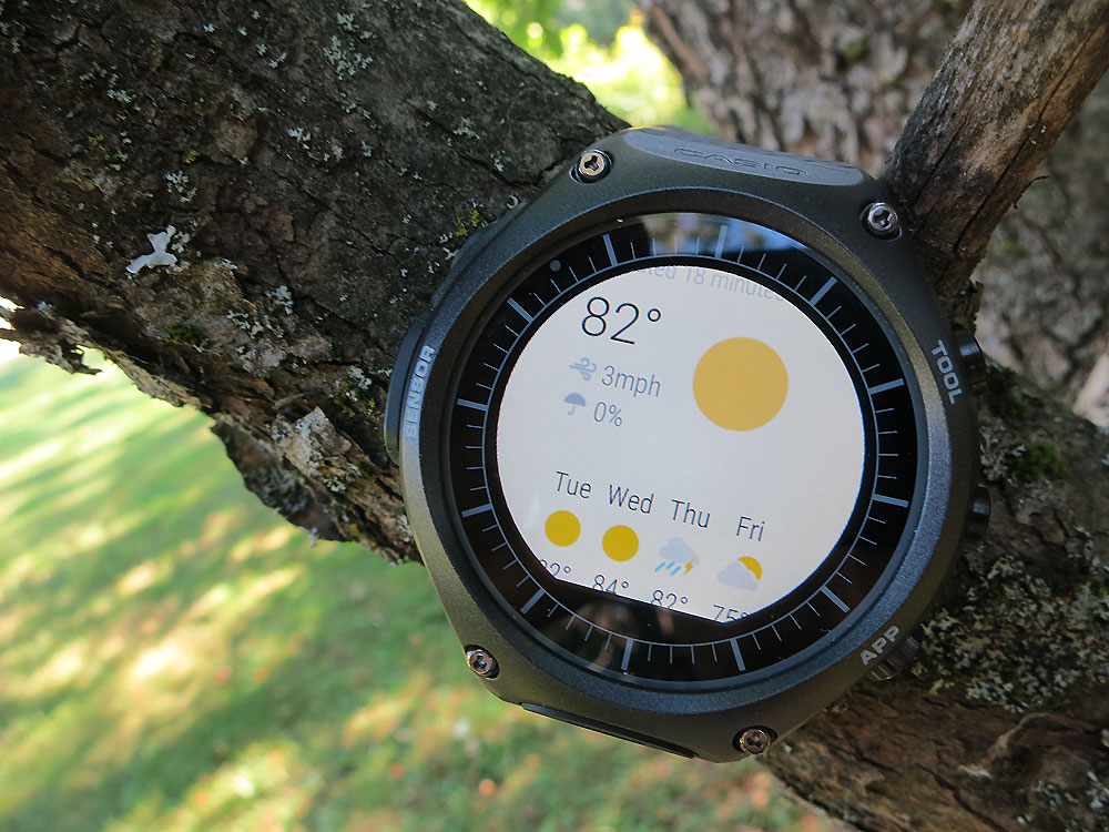 Casio Smart Outdoor Watch - weather