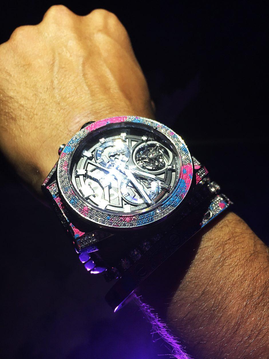Not a Connected Watch, and not my wrist: Alec Monopoly's highly personalized tourbllon