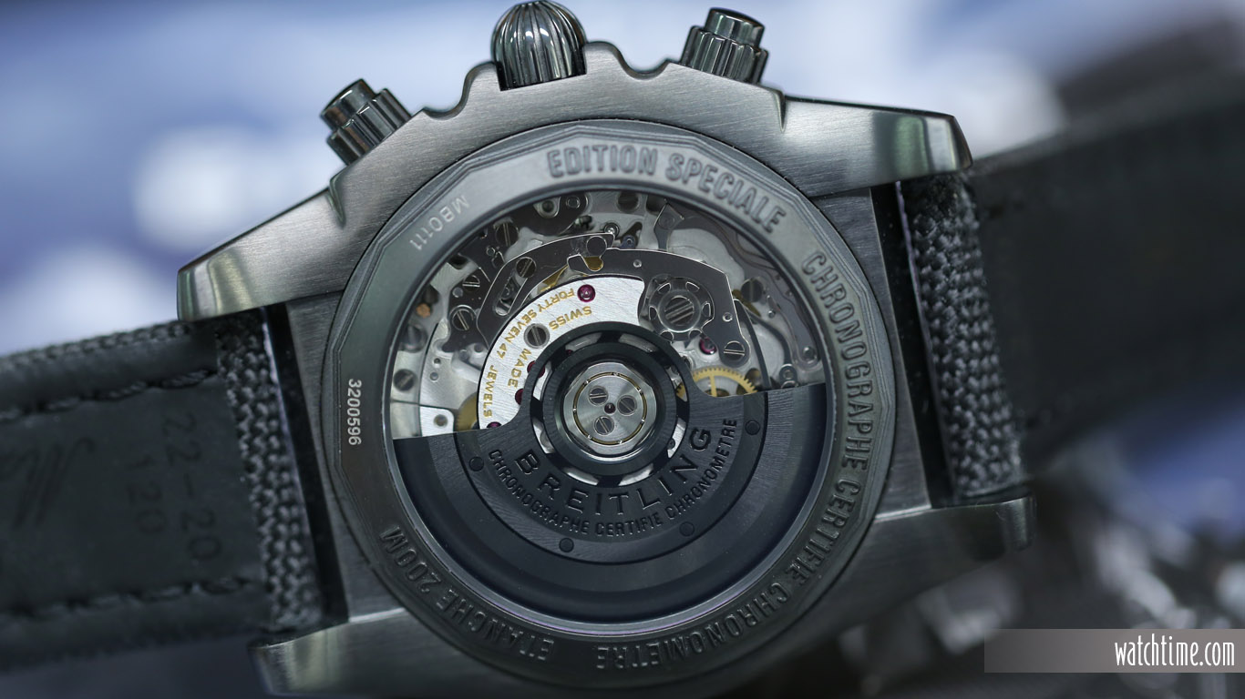 Breitling Chronomat Blacksteel - Caseback
