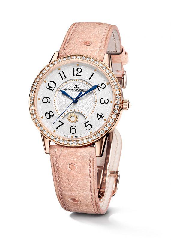 Jaeger-LeCoultre Rendez-Vous Night & Day Large, rose gold with ostrich strap  