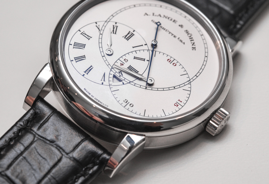 A. Lange & Söhne Richard Lange Jumping Seconds Watch silver dial