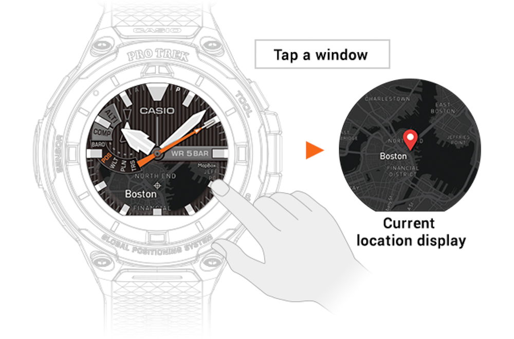 Casio Pro Trek Smart WSD-F20 GPS Watch Watch 